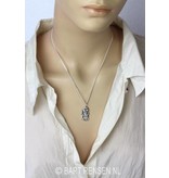 Christopher pendant - sterling silver