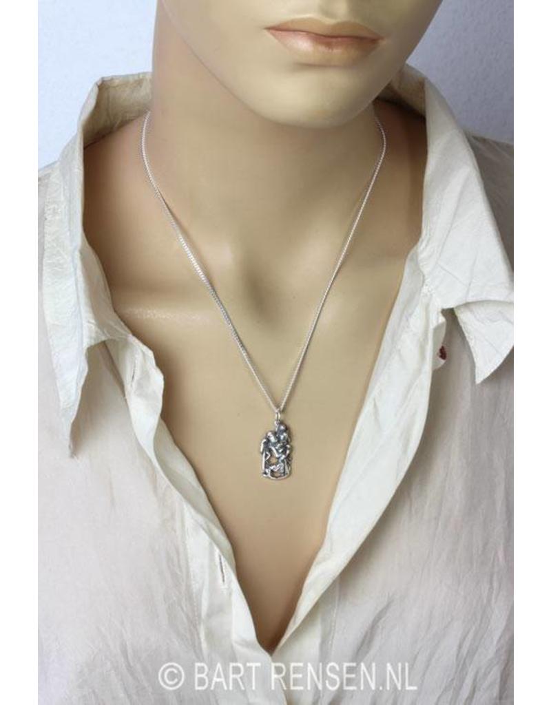 Christopher pendant - sterling silver