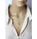 Capricorn pendant - sterling silver