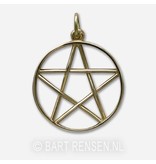 Pentagram Pendant - 14 carat gold