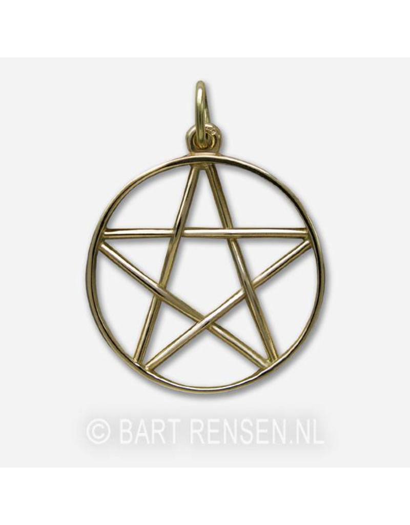 Pentagram Pendant - 14 carat gold