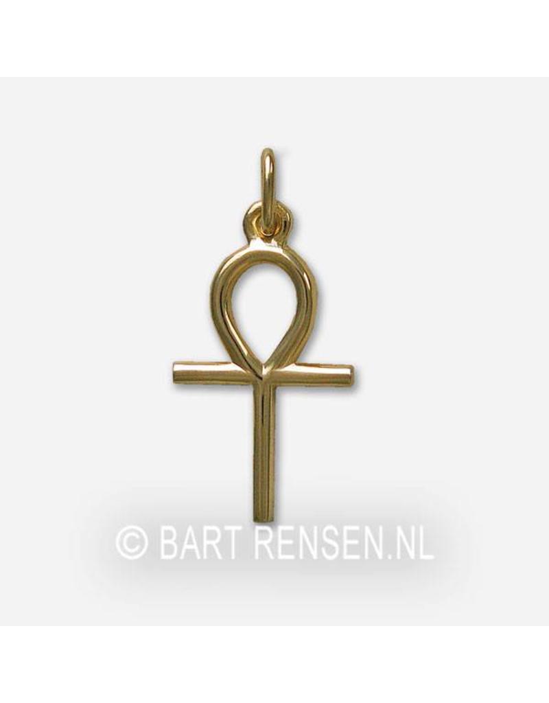 Verstrikking retort hotel Gouden Ankh hanger - 14 krt -