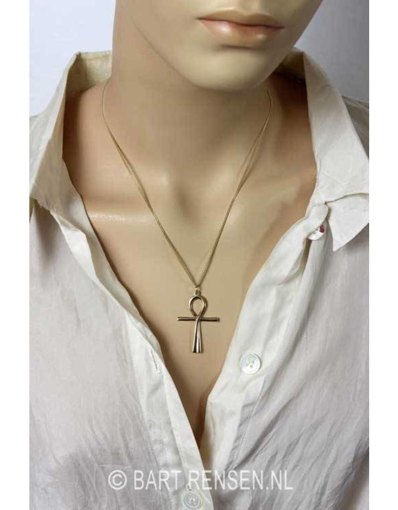 Ankh of Isis pendant - 14 carat gold