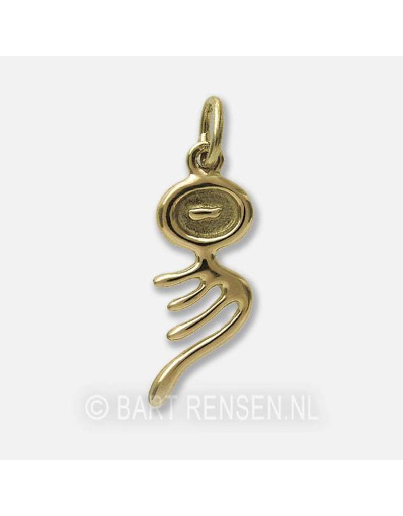 I Tjing pendant - 14 carat gold