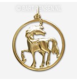 Unicorn pendant - 14 carat gold