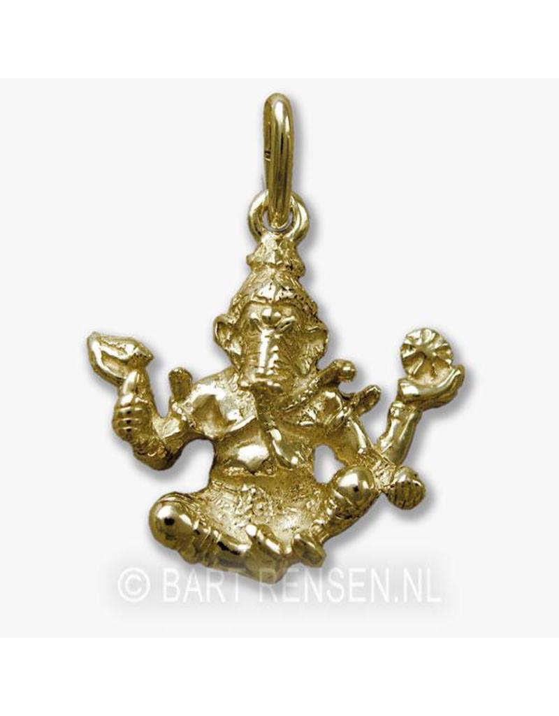 Ganeesha pendant - 14 carat gold