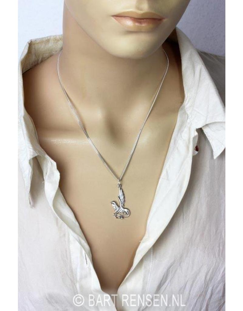 Sphinx pendant - 14 carat gold