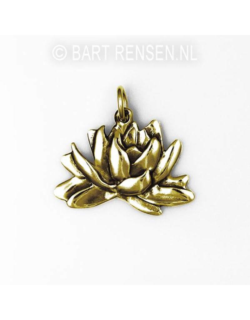 Lotus pendant - 14 carat gold