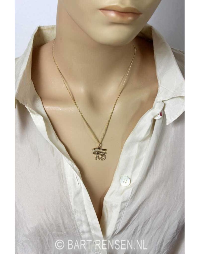 Horus eye (left or right eye) - 14 carat gold