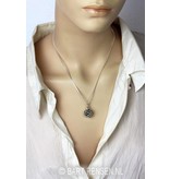 Pentagram dodecahedron pendant - 14 carat gold