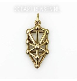 Kabbalah Tree of life pendant - gold