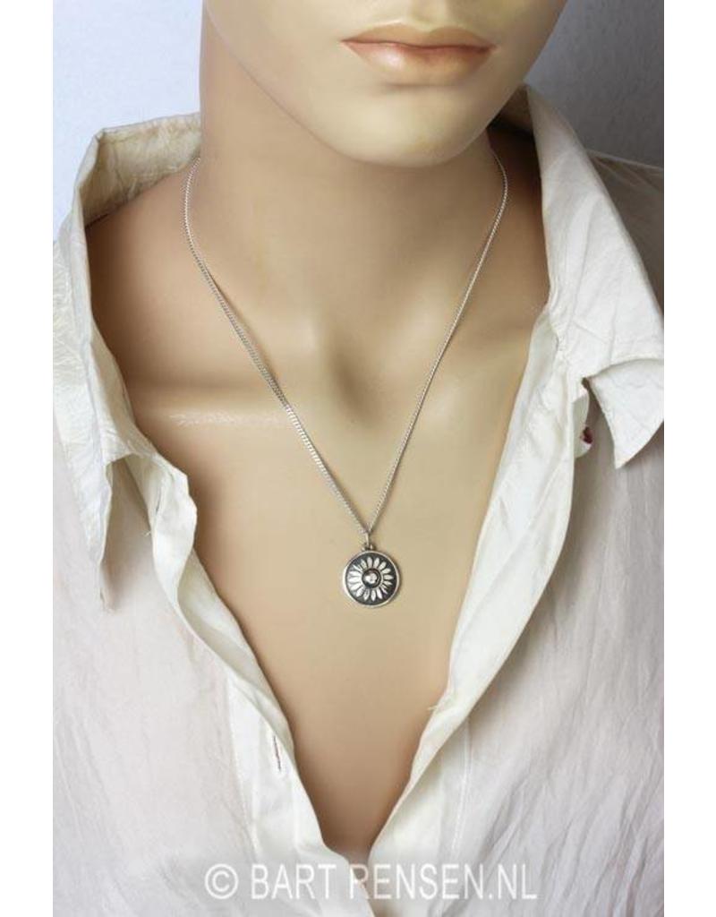 Throat chakra pendant - topaz - 14 carat gold