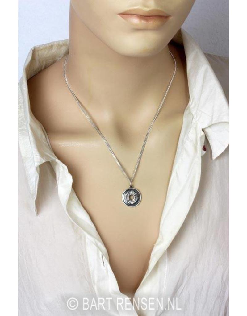 Crown Chakra pendant - amethyst - 14 carat gold