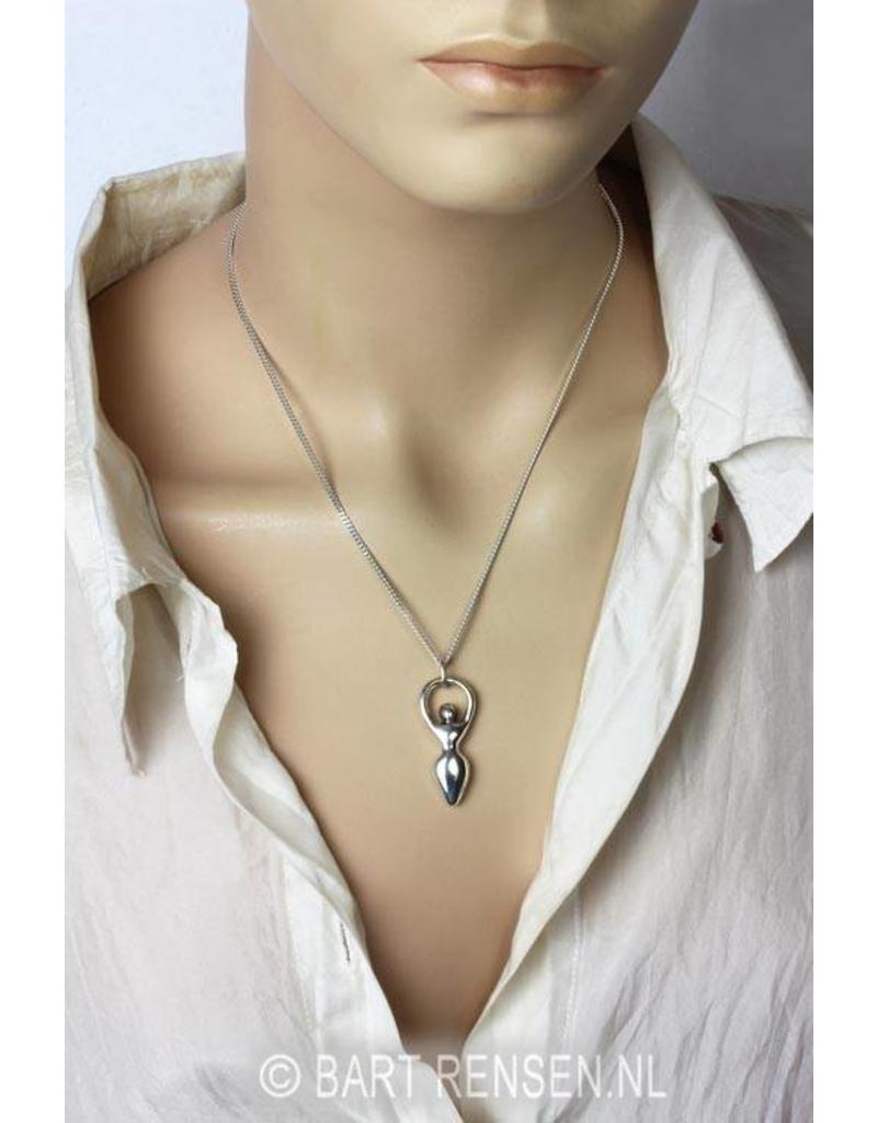 Mother Earth pendant - 14 carat gold