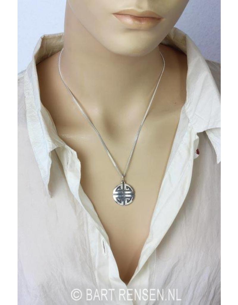 Shou pendant - 14 carat gold