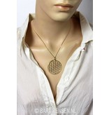 Flower of Life hanger - 14 krt goud