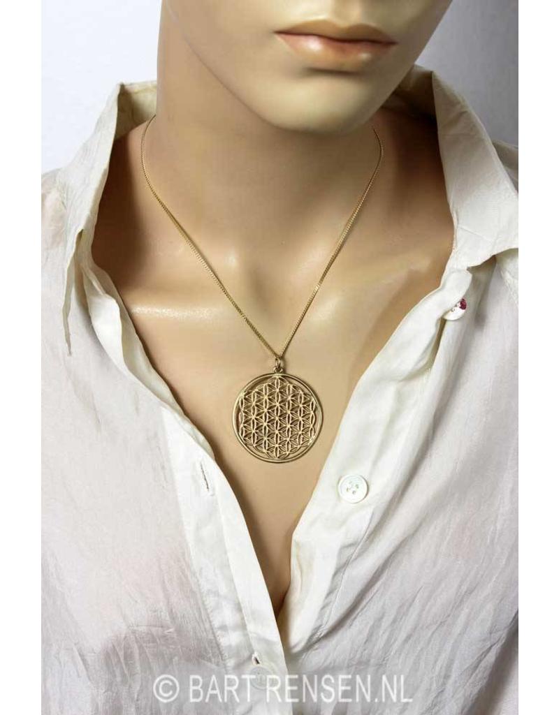 Flower of Life pendant - 14ct gold