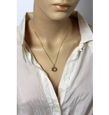 Man-Woman pendant - 14 crt gold