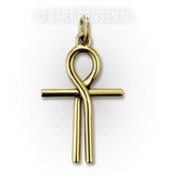 Ankh of Isis pendant - 14 carat gold