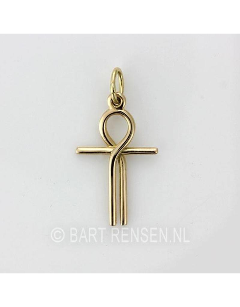 Ankh of Isis pendant - 14 carat gold