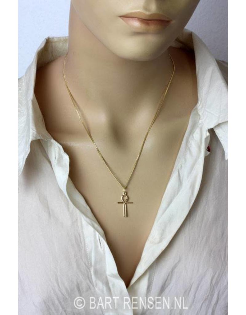 Ankh of Isis pendant - 14 carat gold