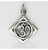 Lotus pendant - sterling silver