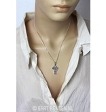 Keltisch Kruis hanger - echt zilver