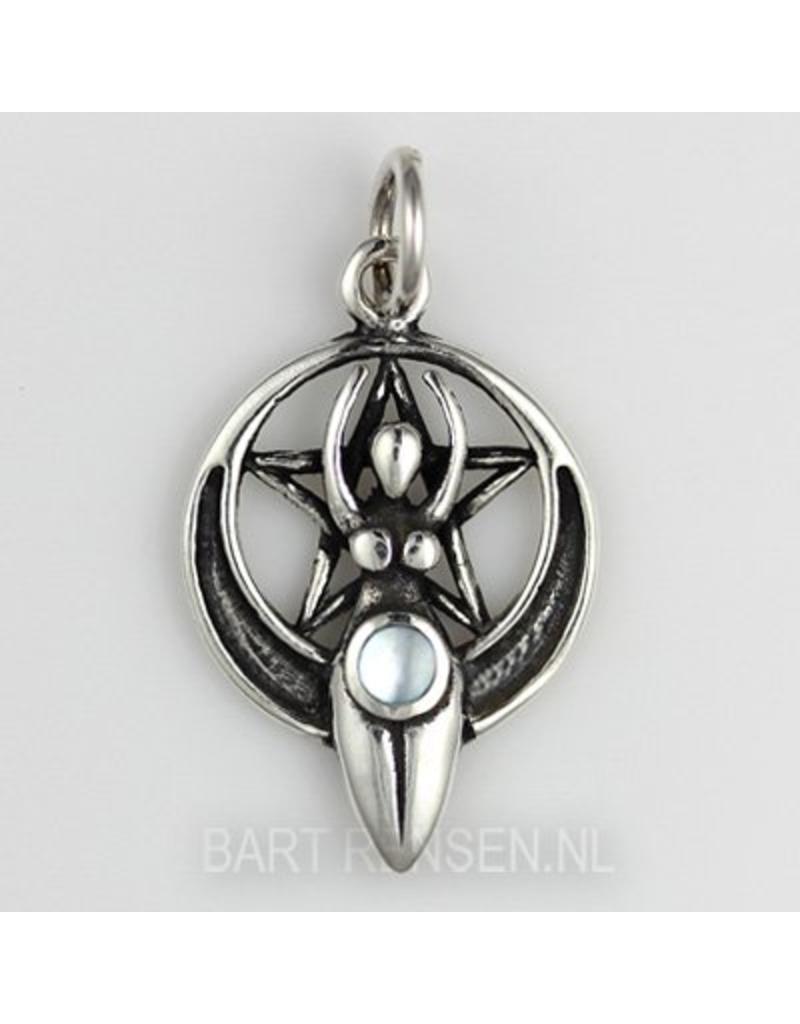 Gaia pendant - sterling silver