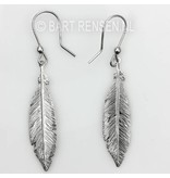 Feather Earrings - sterling silver