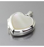 Medallion with mother-of-pearl - sterlingl silver