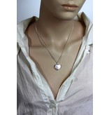 Medallion with mother-of-pearl - sterlingl silver