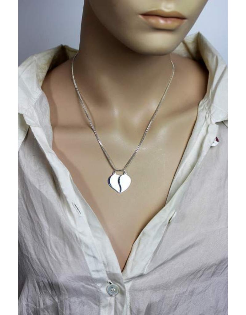 Heart pendant - sterling silver