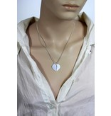 Heart pendant - sterling silver