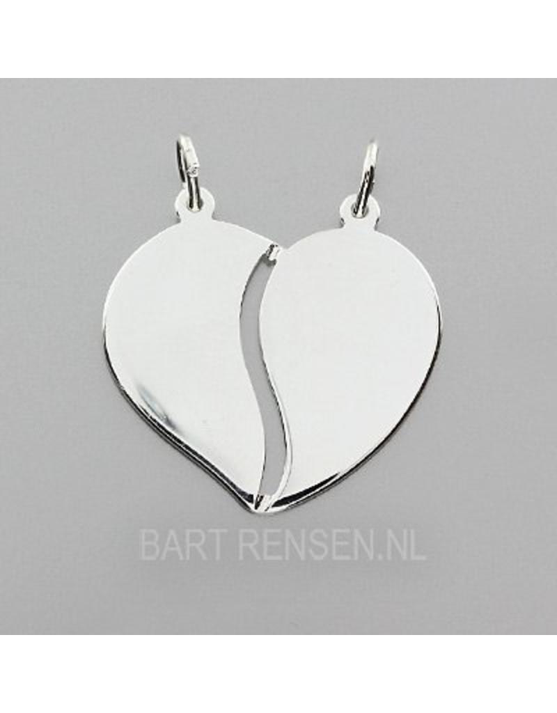 Heart pendant - sterling silver