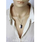 Medallion-pendant - sterling silver-silver