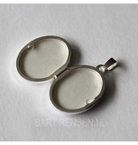 Locket pendant - sterling silver