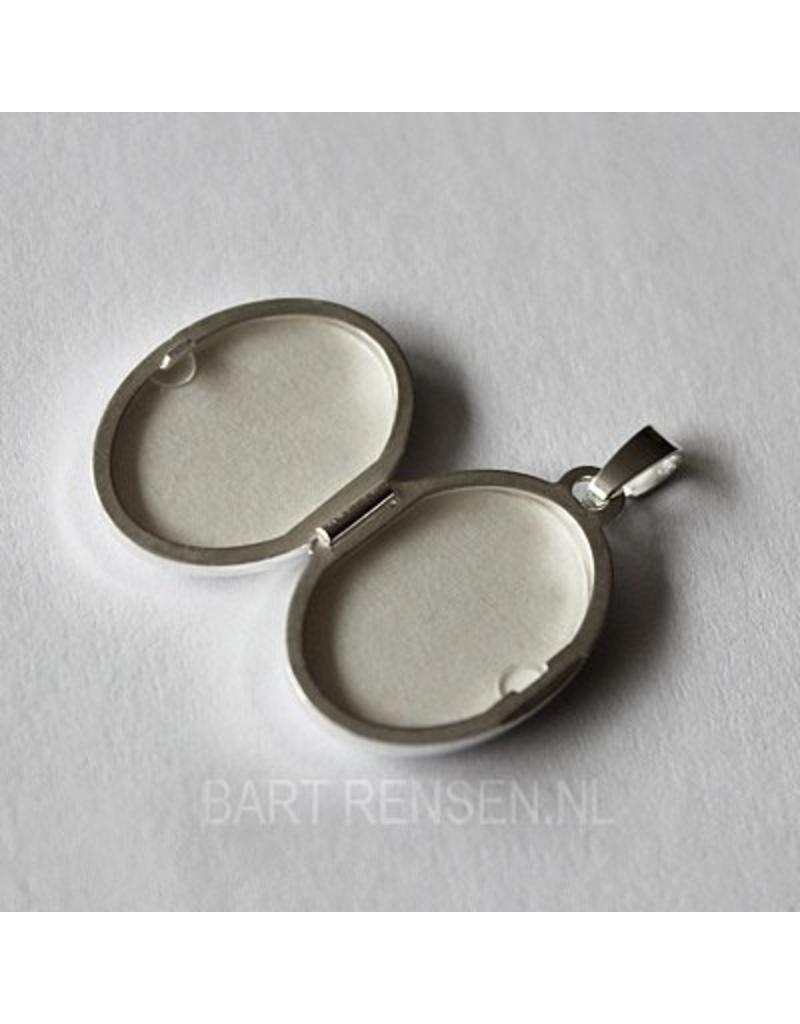 Locket pendant - sterling silver
