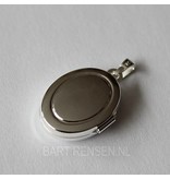 Locket pendant - sterling silver