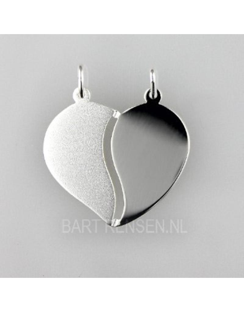 Heart pendant - sterling silver