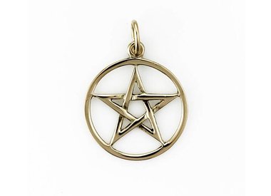 Golden Pentagram pendants