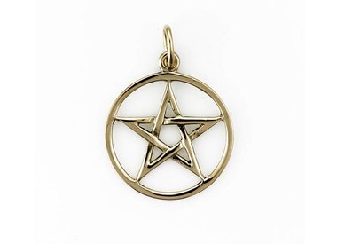 Gouden Pentagram hangers