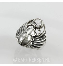 Scarabee Ring - zilver