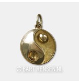 As hanger Yin Yang - 14 krt goud