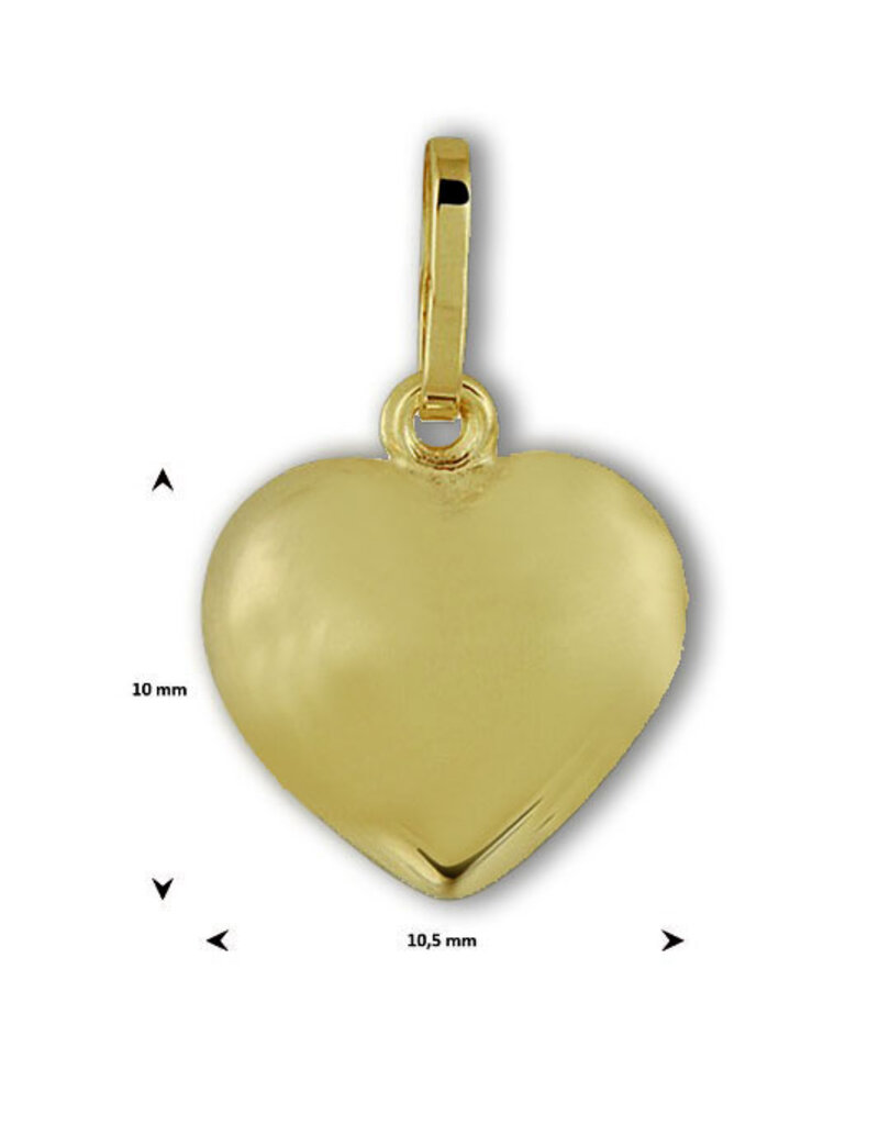 Heart pendant - 14 carat gold