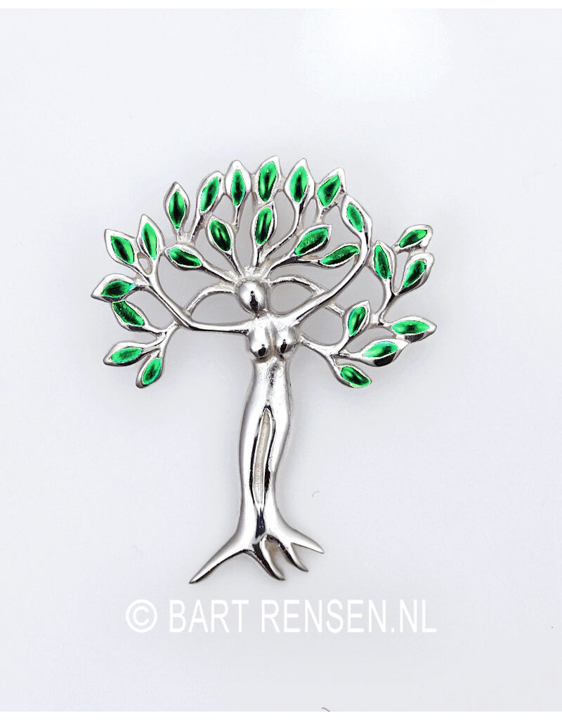 Tree of Life - Woman pendant - sterling silver
