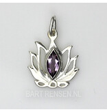 Lotus hanger - echt zilver