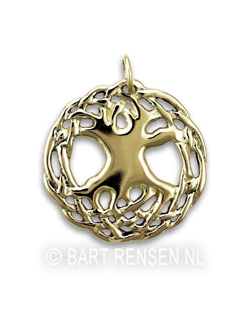 Celtic Life tree pendant - 14 carat gold