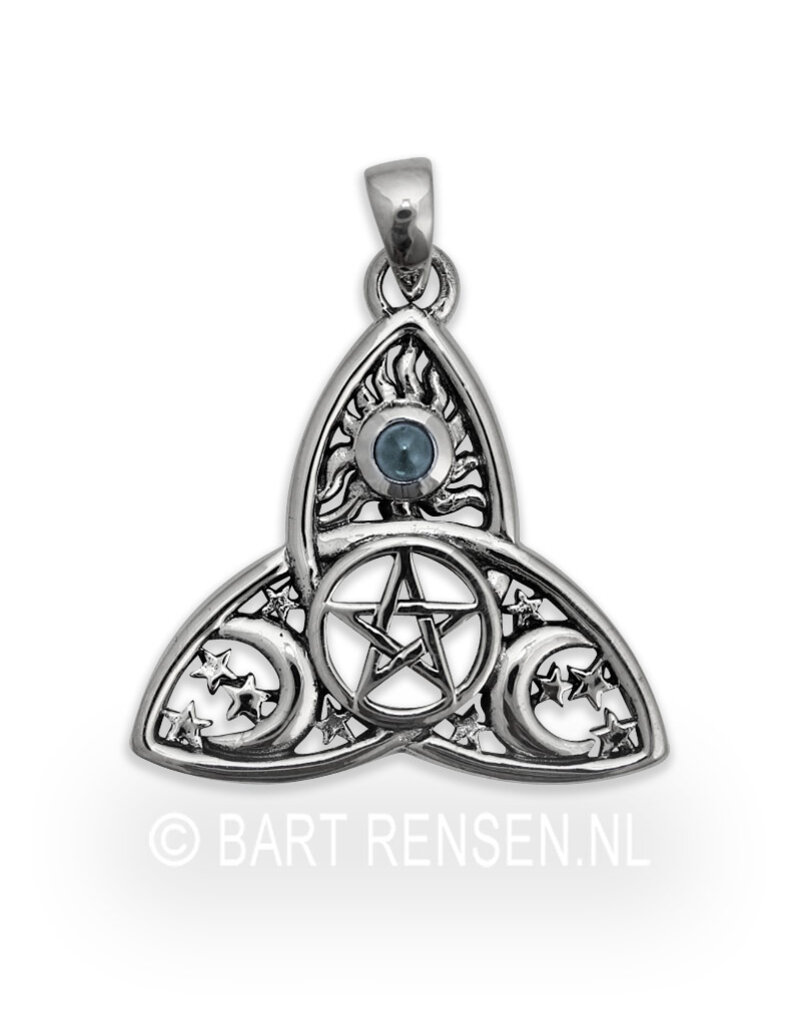 Triquetra pendant - sterling silver