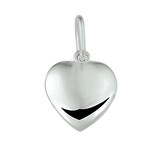 Heart pendant - sterling silver
