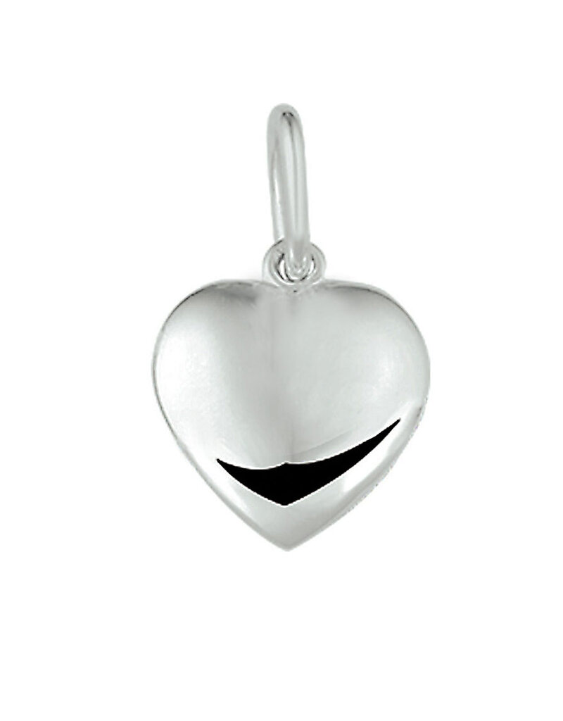 Heart pendant - sterling silver